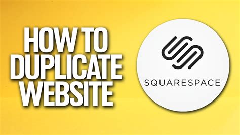 squarespace duplicate site.